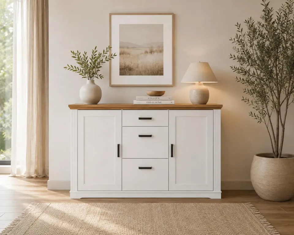 Inter Link Sideboard Kiefer massiv Kommode