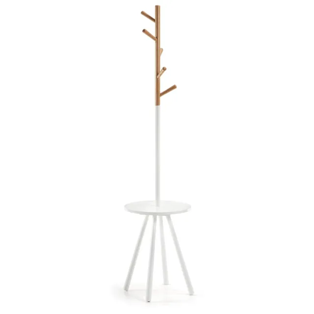 Kave Home Nerb Garderobe weiß 40 x 170 cm Holz