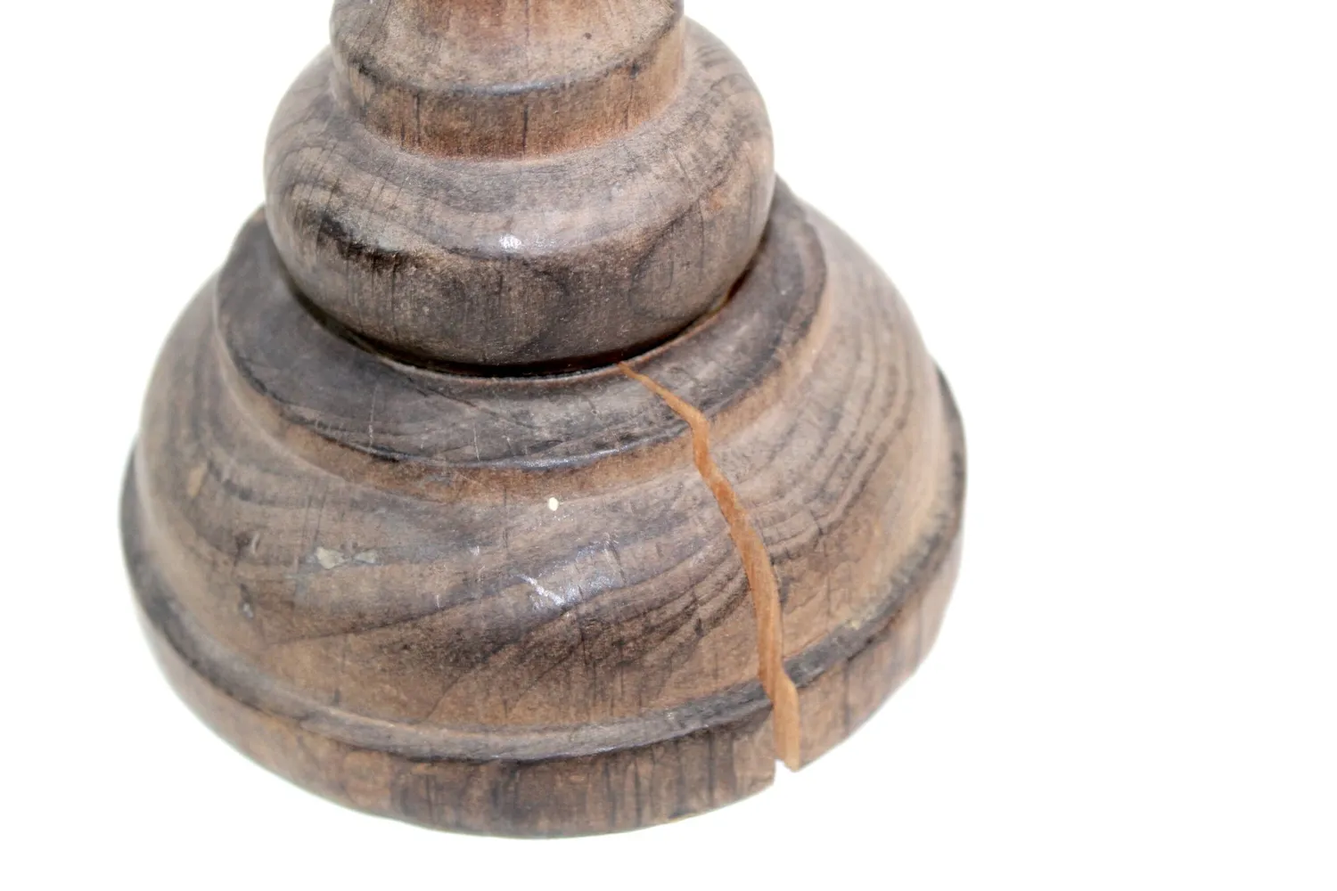 Mon Ami(e) Vintage Leuchte Holz Glas antik
