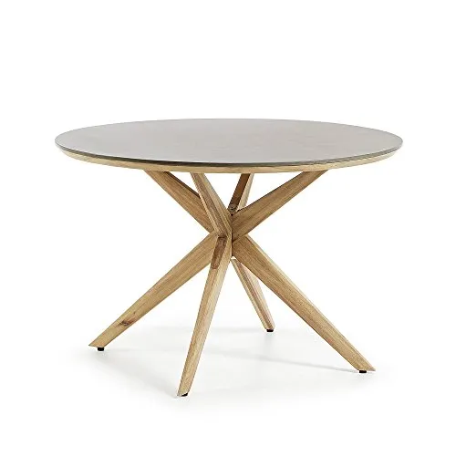 Kave Home Juliette Esstisch rund 120 cm grau