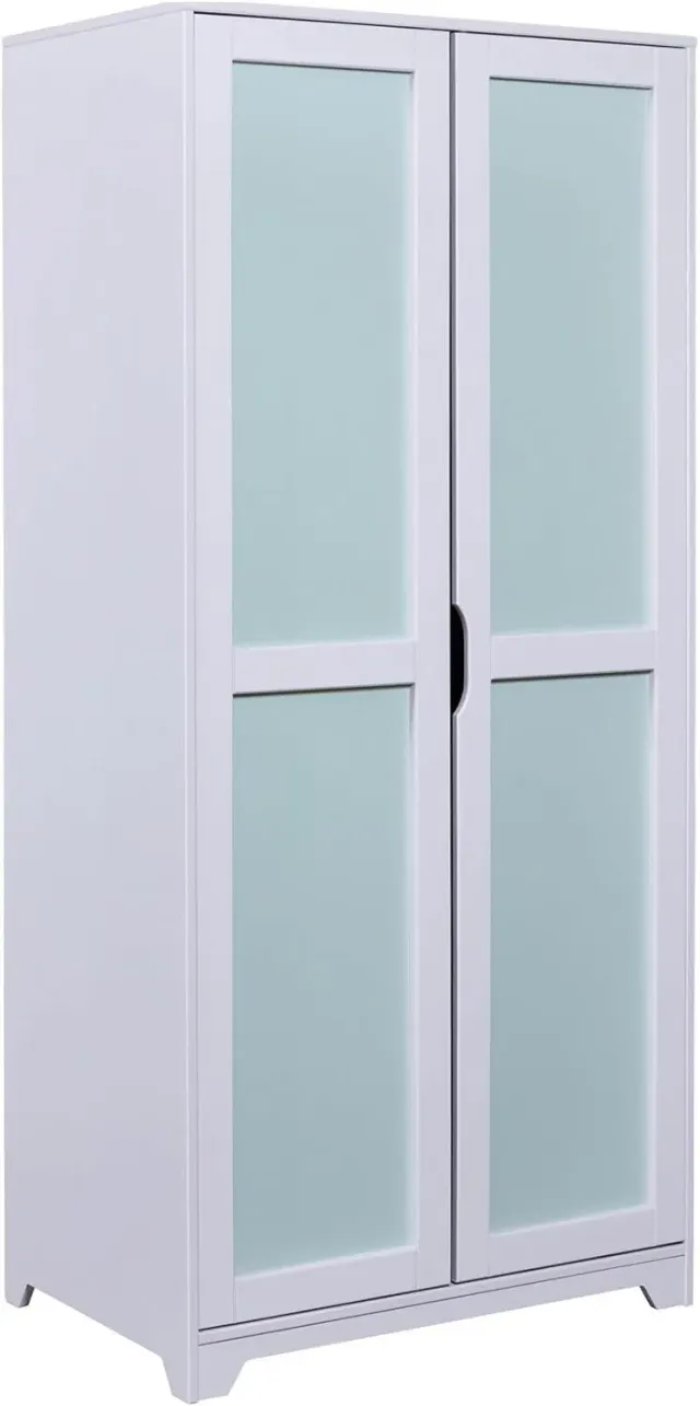 Inter Link Prati Kleiderschrank 2-türig Hellgrau 92 cm