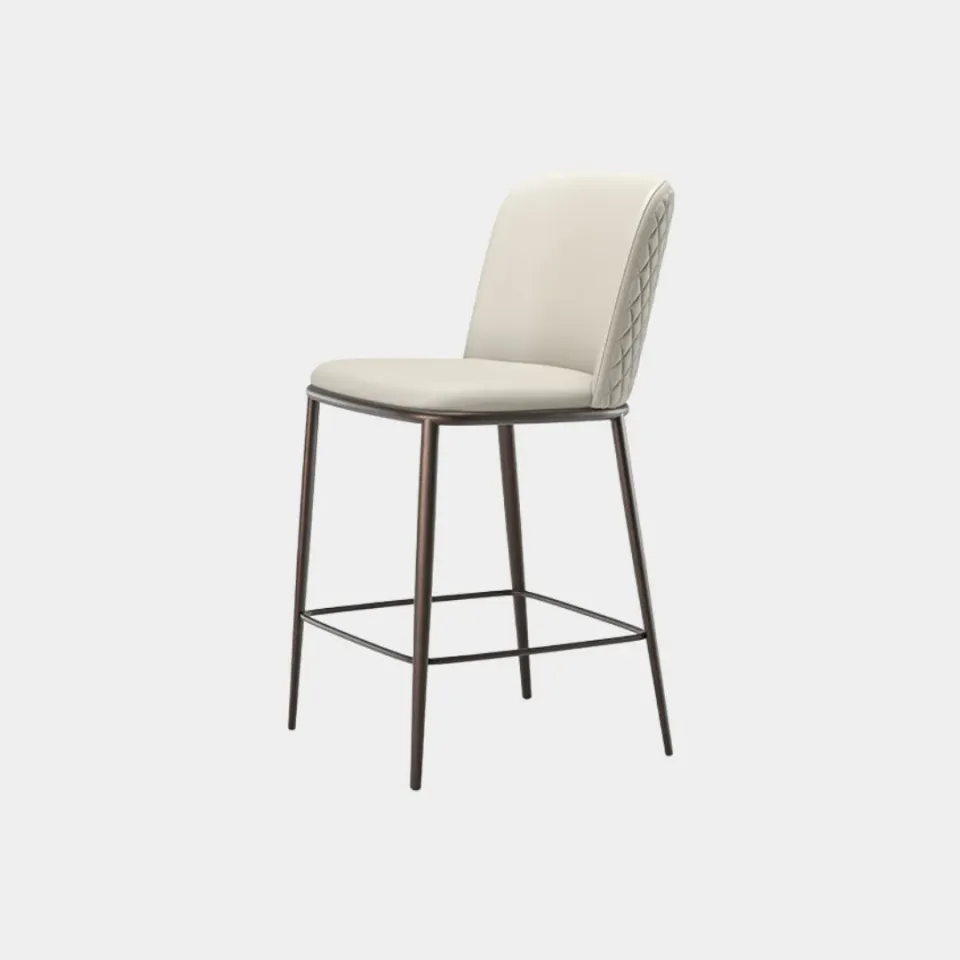 Cattelan Italia Magda ML Couture Barhocker Holzgestell