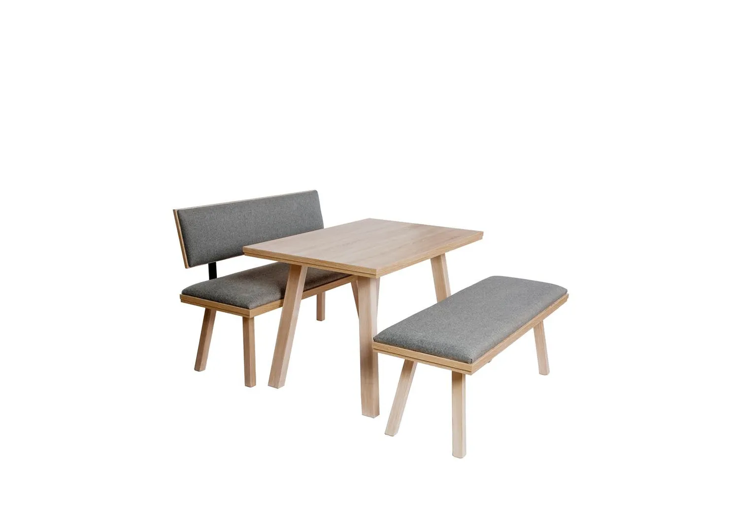 Kundler Home Die Zeitlose Essgruppe Set mit A-Beinen