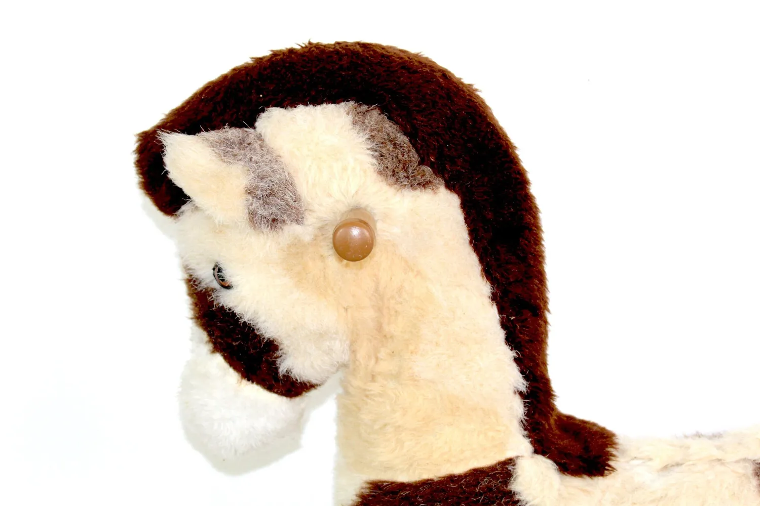 Mon Ami(e) Vintage Sitzpferd Kinder Fell 76 cm Stall-Deko