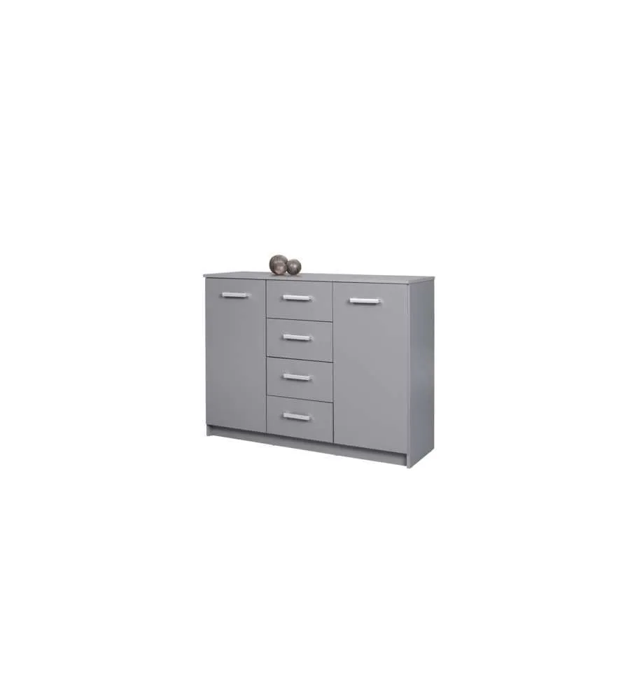 Inter Link Elenzio 2T4S Kommode 119 cm Grau