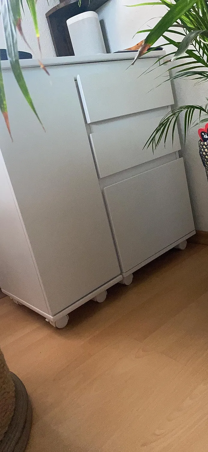 Inter Link Laptop-Office Schreibtisch Weiß ausziehbar