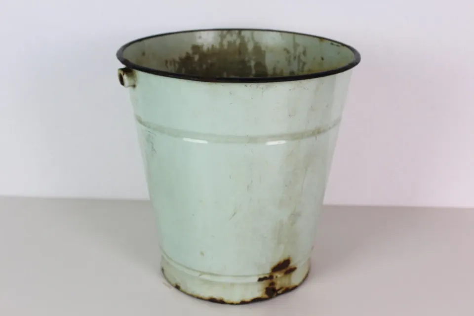 Mon Ami(e) Vintage Emaille-Eimer vintage