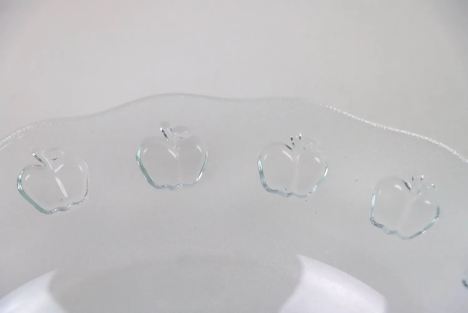 Mon Ami(e) Vintage Glasteller Apfelmotiv 23 cm 2er-Set