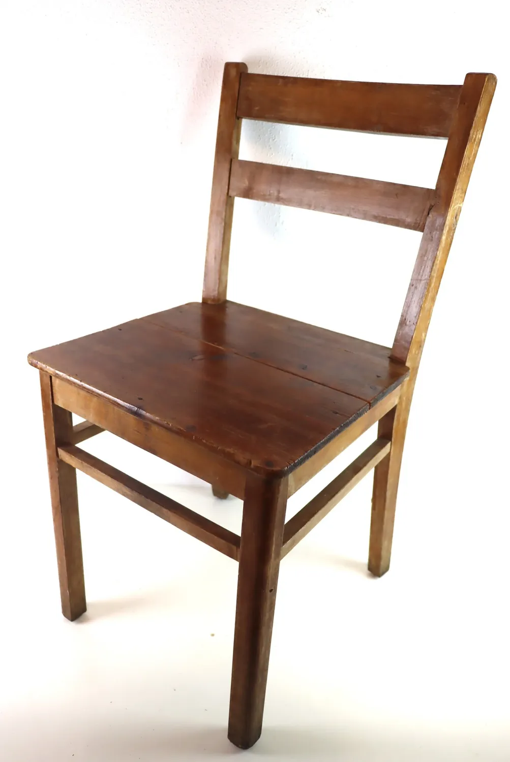 Mon Ami(e) Vintage Holzstuhl Shabby Patina Sitzhöhe 47 cm