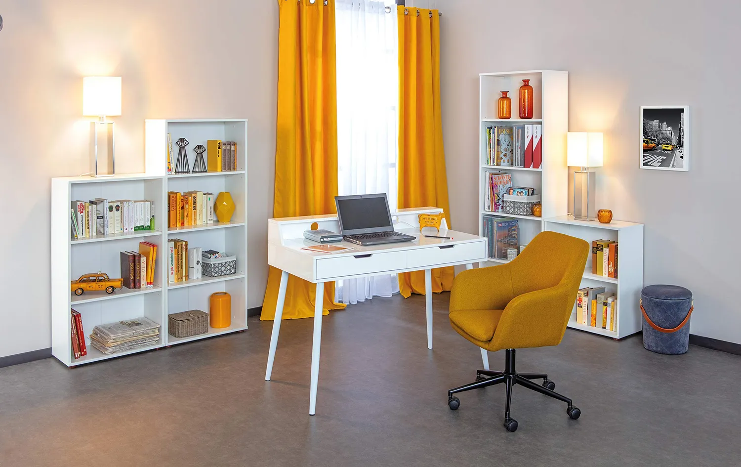 Inter Link Arco Bücherregal Standregal Holz