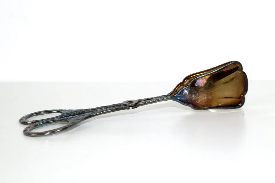 Mon Ami(e) Vintage Gebäckzange 90er-Silberauflage 19,2 cm