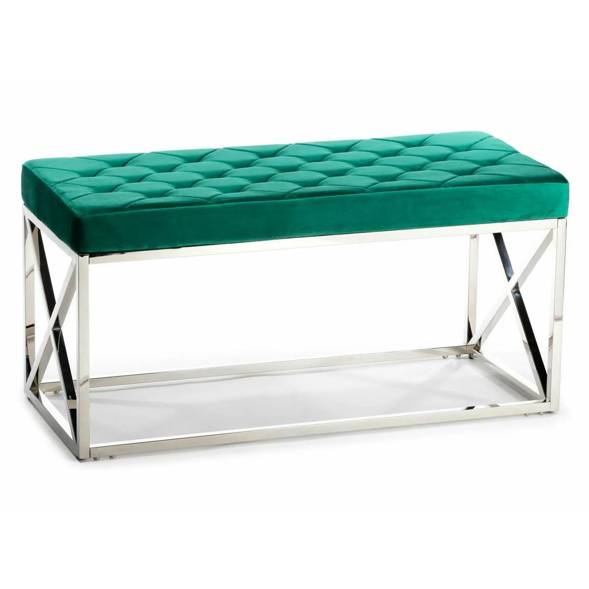 HOWHOMELY Nelja Puff gesteppt 97x44x46 cm