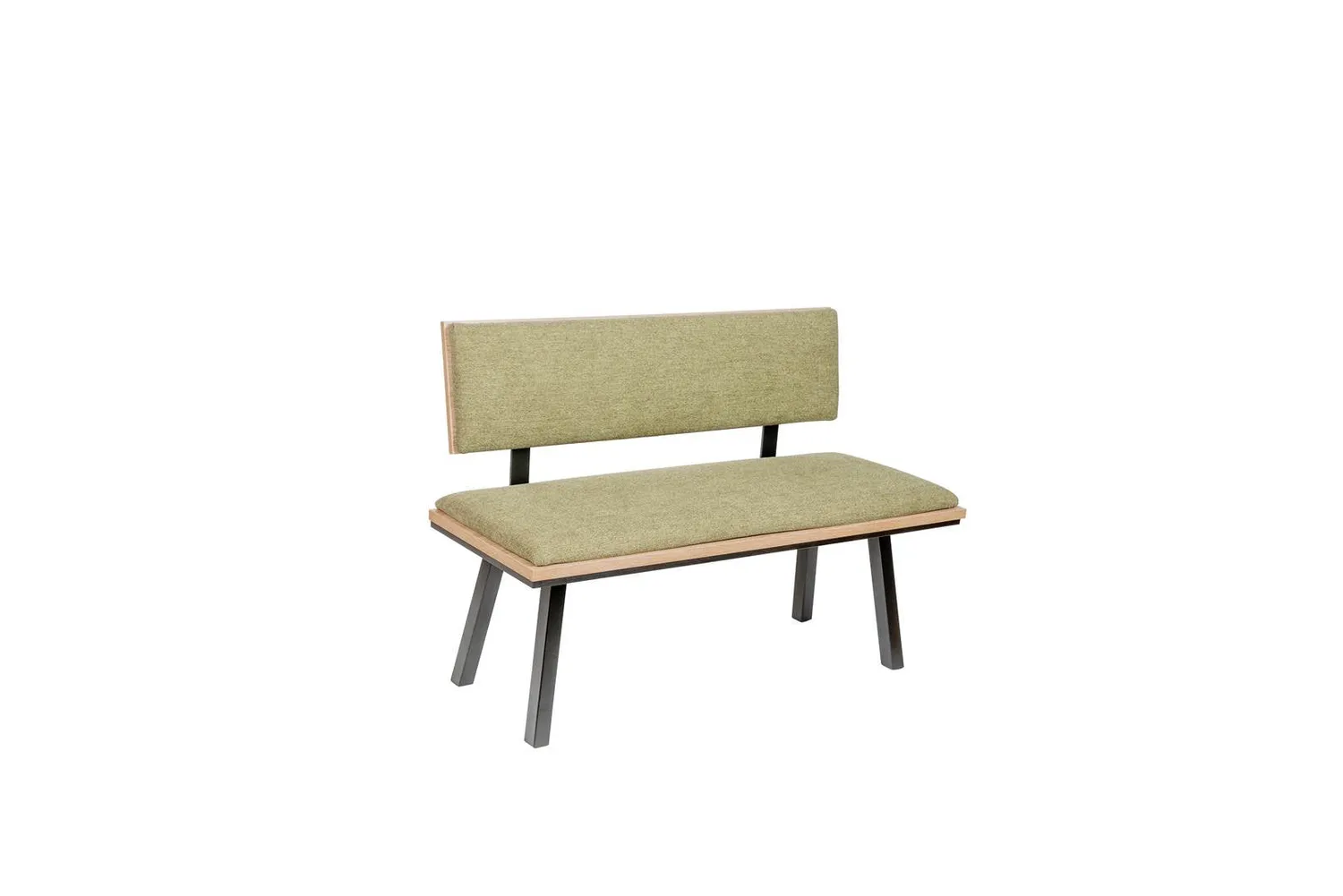 Kundler Home Die Elegante Sitzbank 125cm mit Lehne