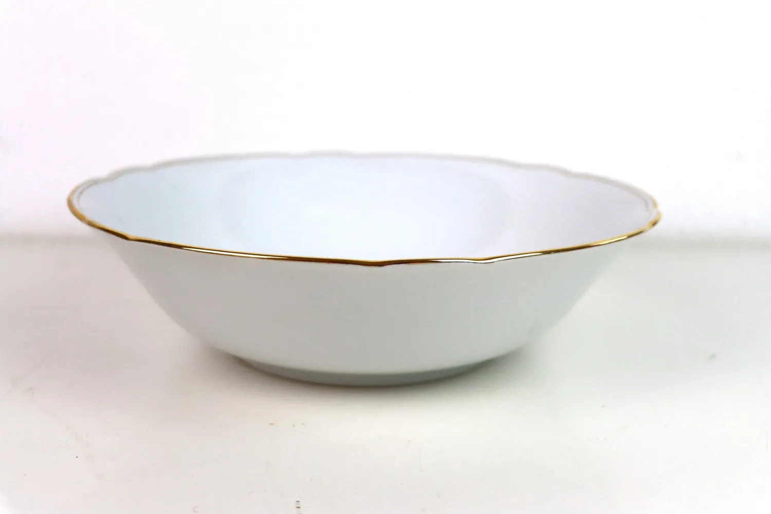 Mon Ami(e) Vintage Goldrand Schüssel groß Porzellan 25,5 cm