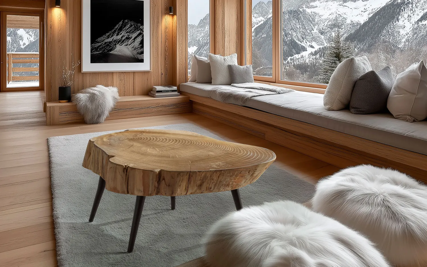 alpina design Selva Couchtisch Zeder