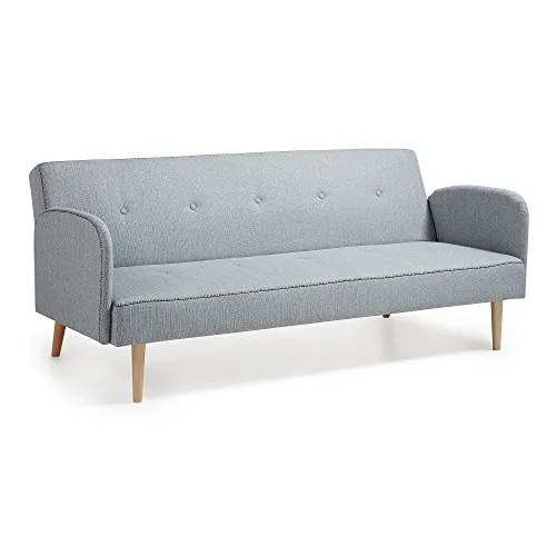 Kave Home Clic-Clac Schlafsofa grau 180 x 107 cm PU-Schaum
