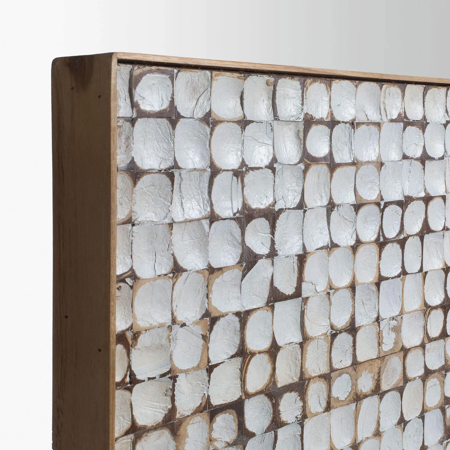 Kave Home Kron Bettkopfteil 160 cm Mangoholz Kokos