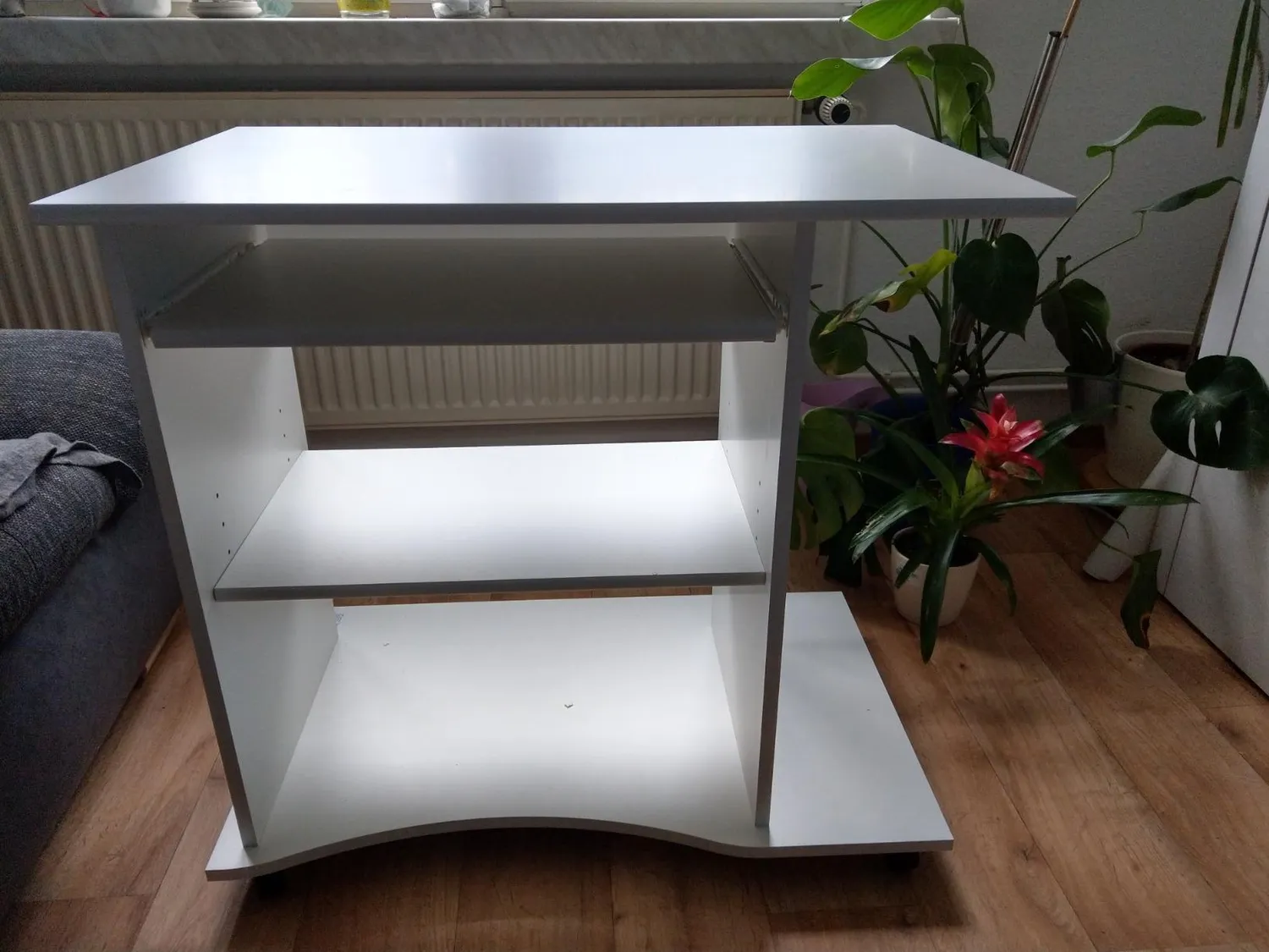 Inter Link Durini Schreibtisch 80x50x75 cm Rollen