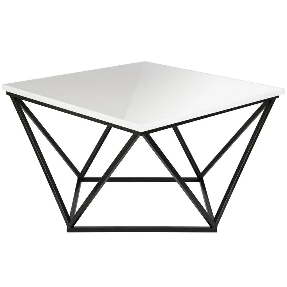 HOWHOMELY Curved 60 cm Beistelltisch