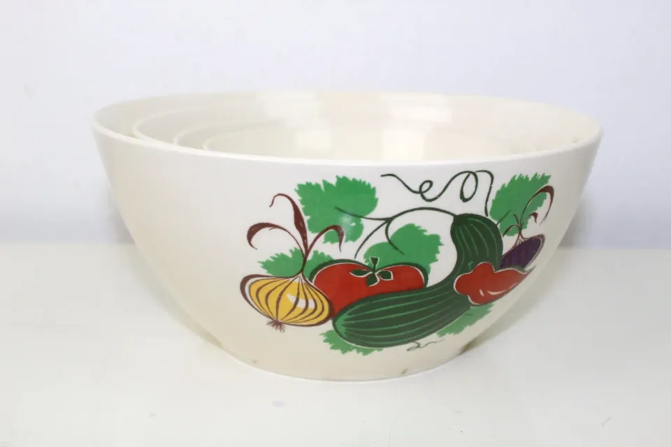 Mon Ami(e) Vintage Schüsseln Keramik 4er cremeweiß