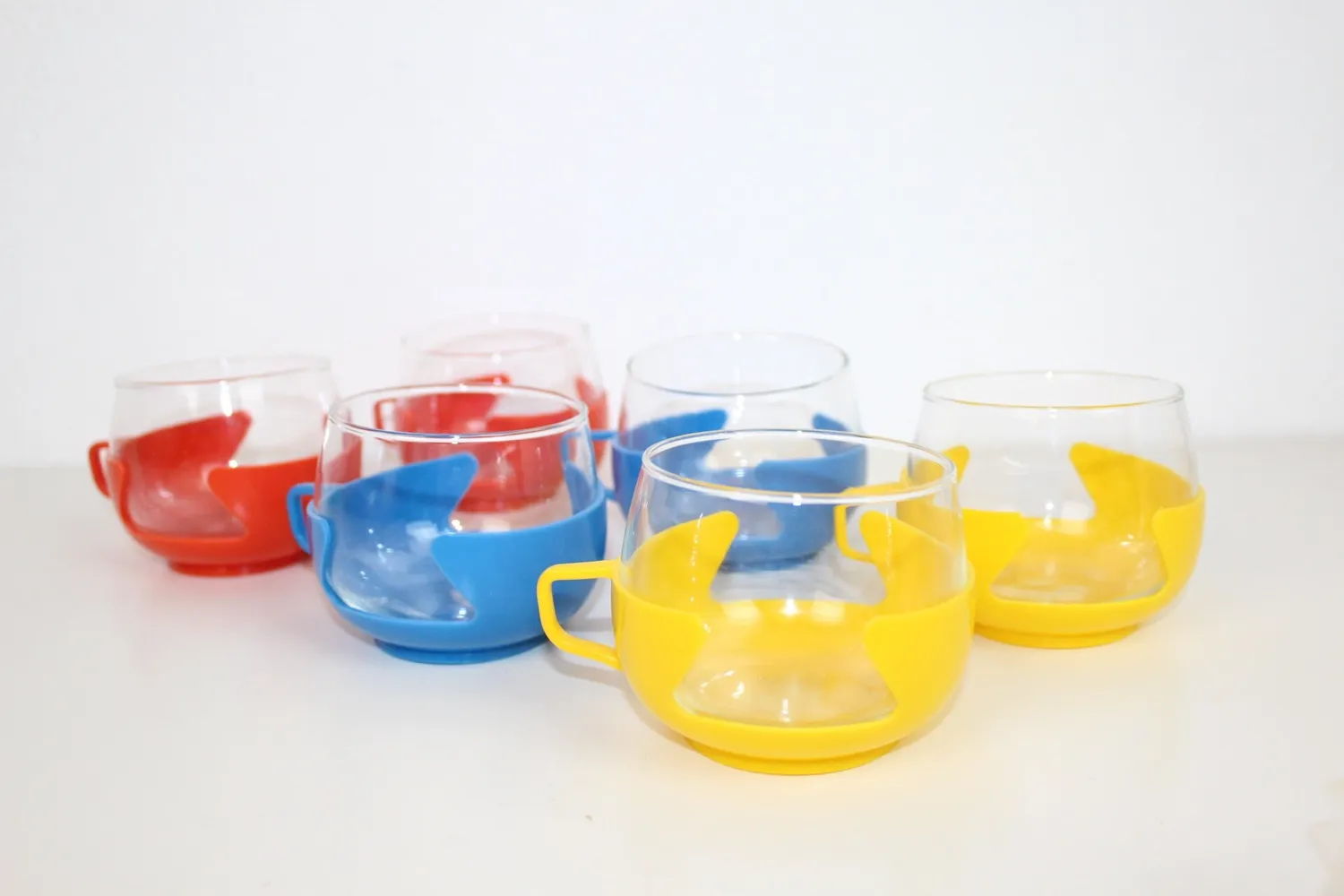 Mon Ami(e) Vintage Gläser 6er-Set mit Griff 7cm