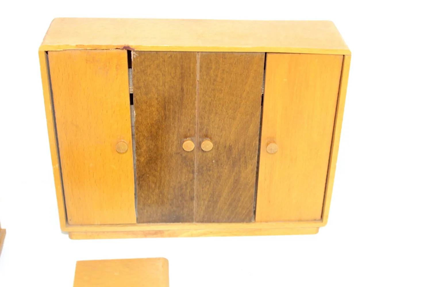 Mon Ami(e) Vintage Puppenschlafzimmer Holz 5-teilig