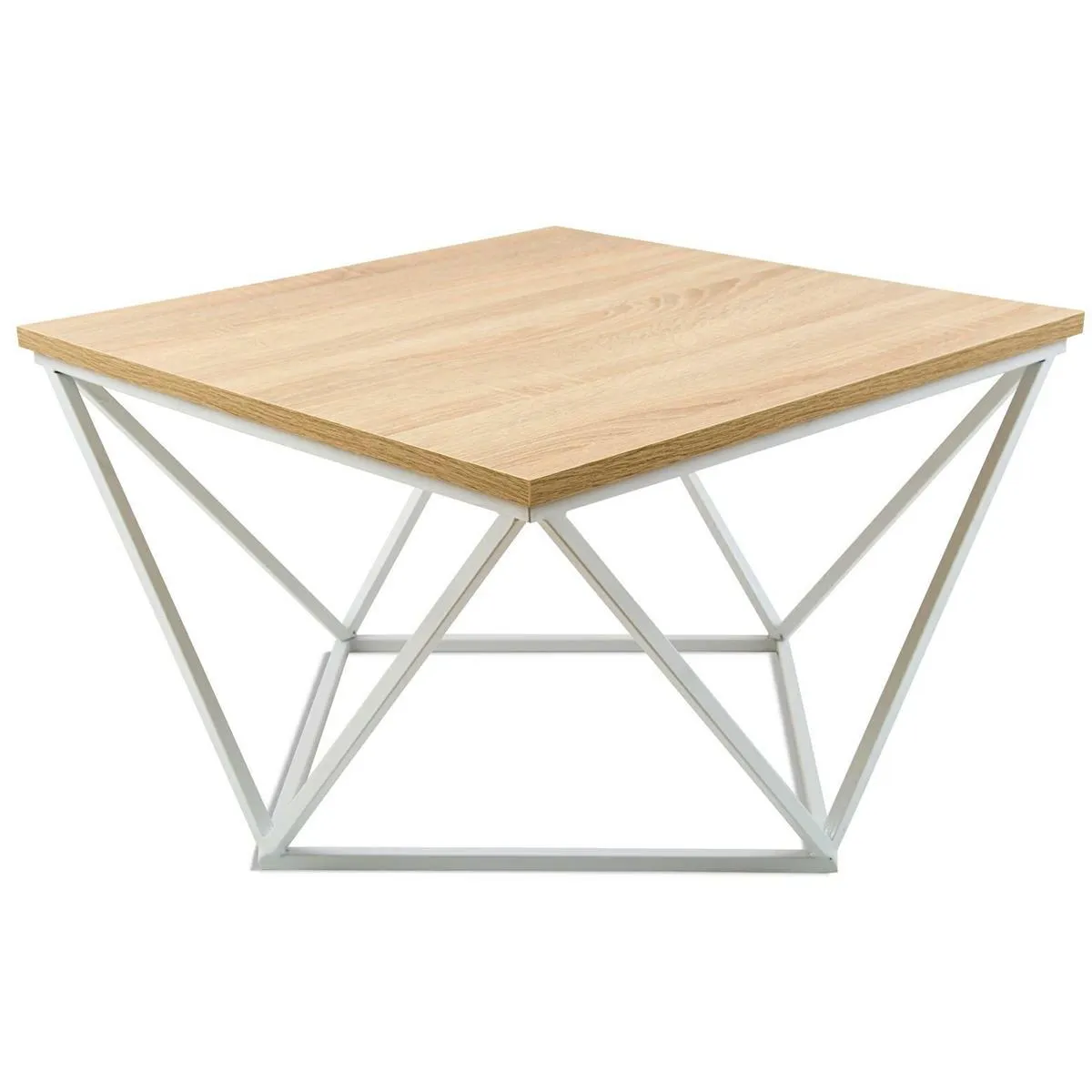 HOWHOMELY Curved 60 cm Beistelltisch