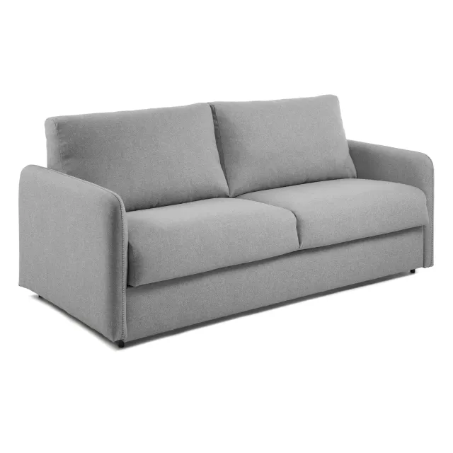 Kave Home Schlafsofa 182 cm Grau Visco 140x196 cm