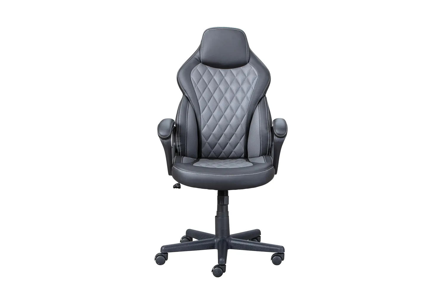 Inter Link Ando Drehstuhl Chefsessel schwarz-grau PU ergonomisch