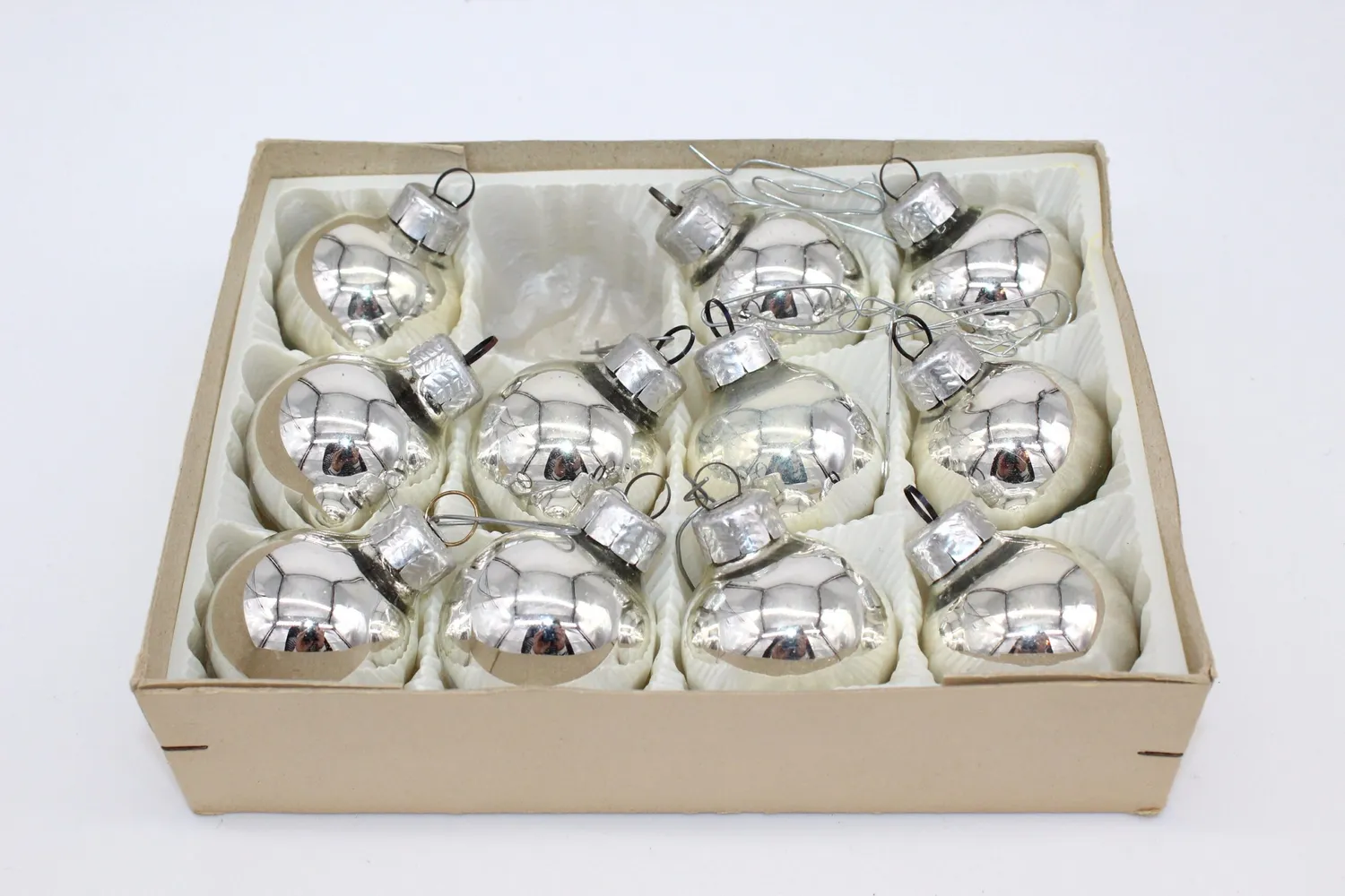 Mon Ami(e) Vintage Weihnachtsbaumkugeln Glas antik