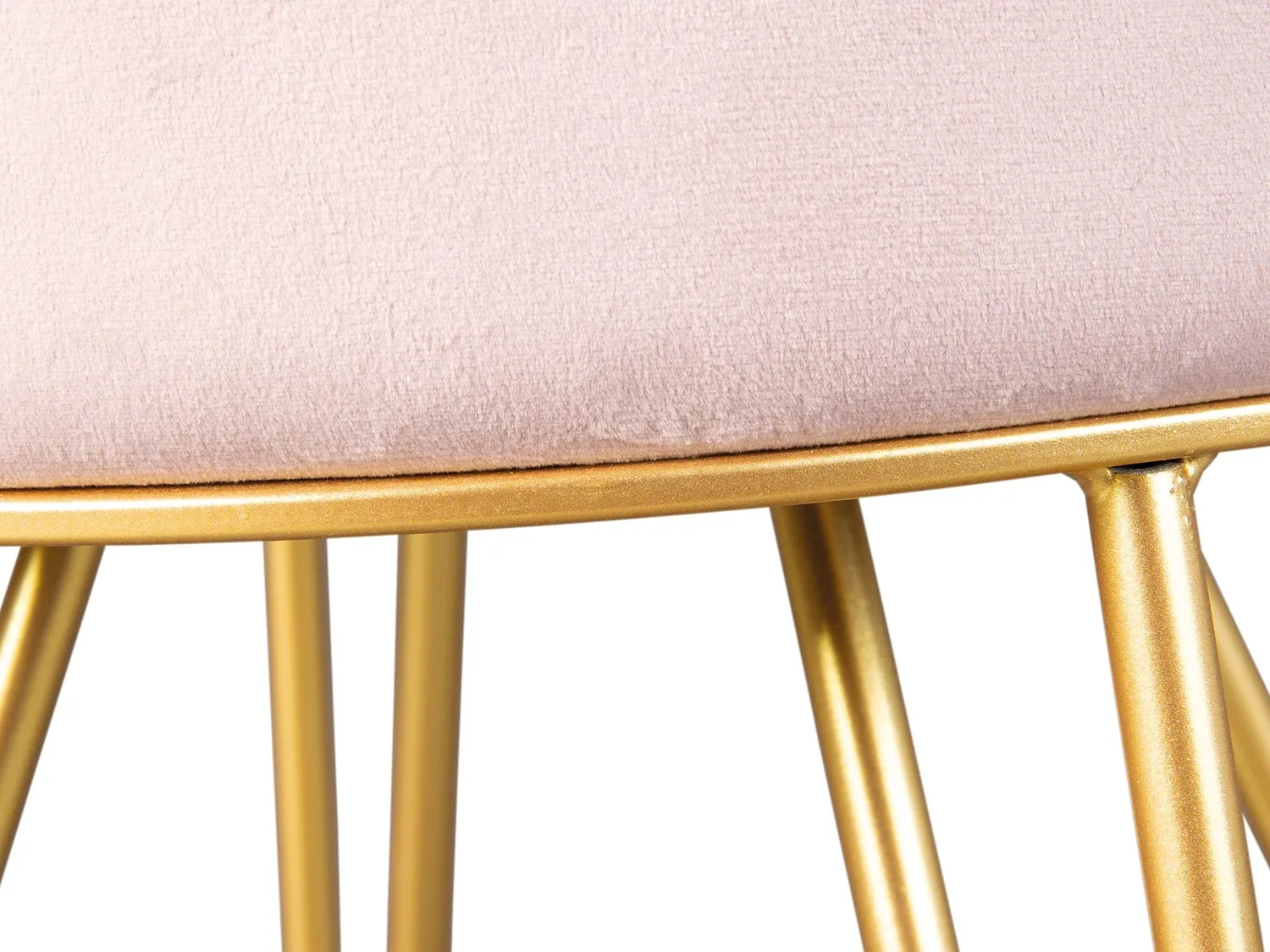 Inter Link Samtpouf Rosa 32,5 × 32,5 × 38 cm Pailletten