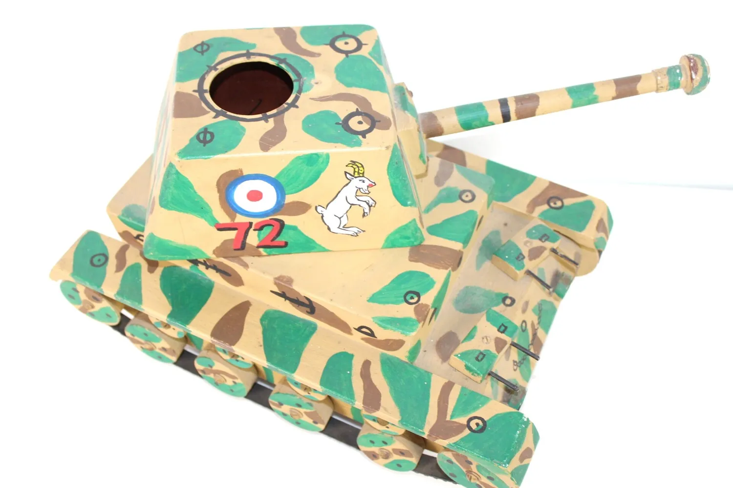 Mon Ami(e) Vintage Vintage Panzer Holzspielzeug