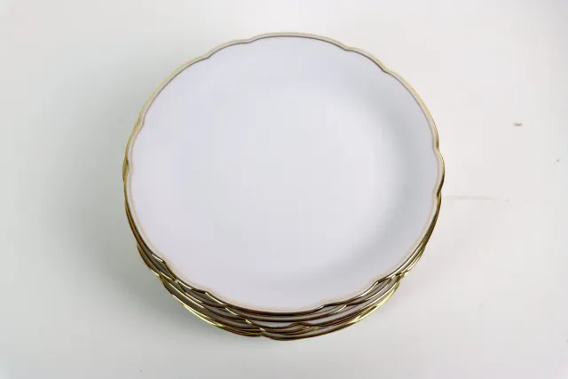 Mon Ami(e) Vintage Kuchenteller Goldrand 18,5 cm Porzellan