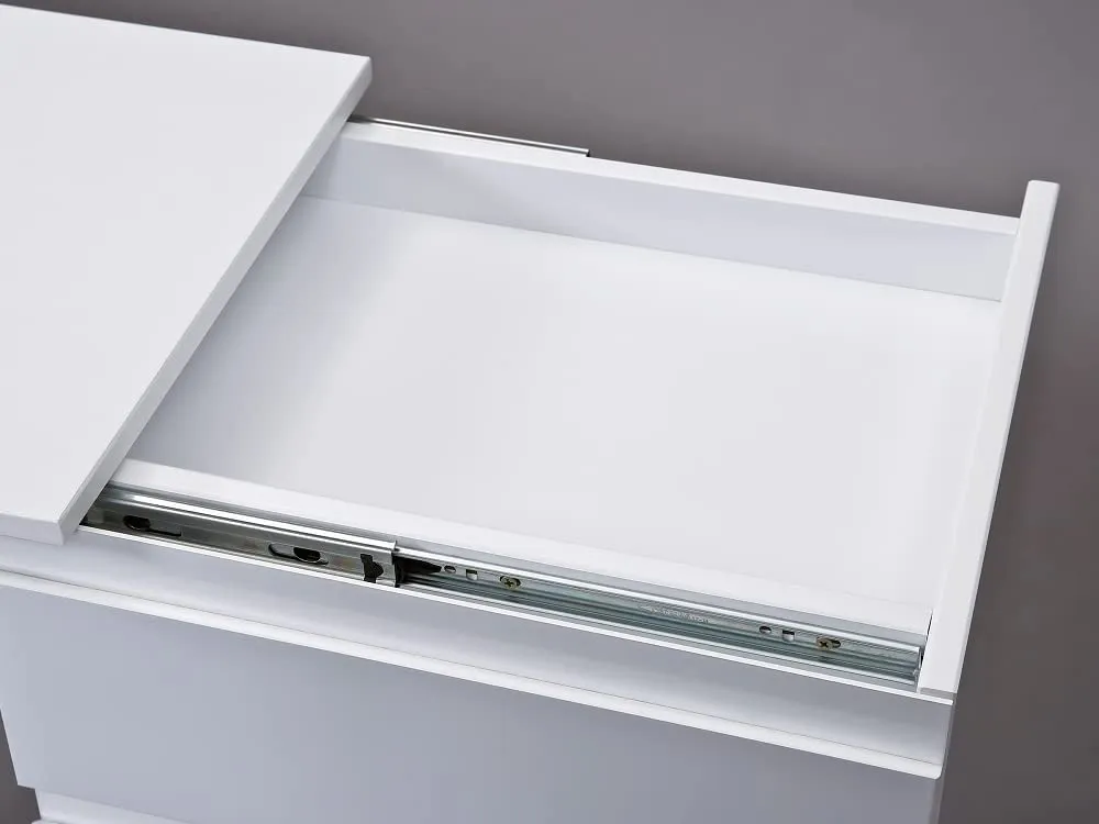 Inter Link Laptop-Office Schreibtisch Weiß ausziehbar