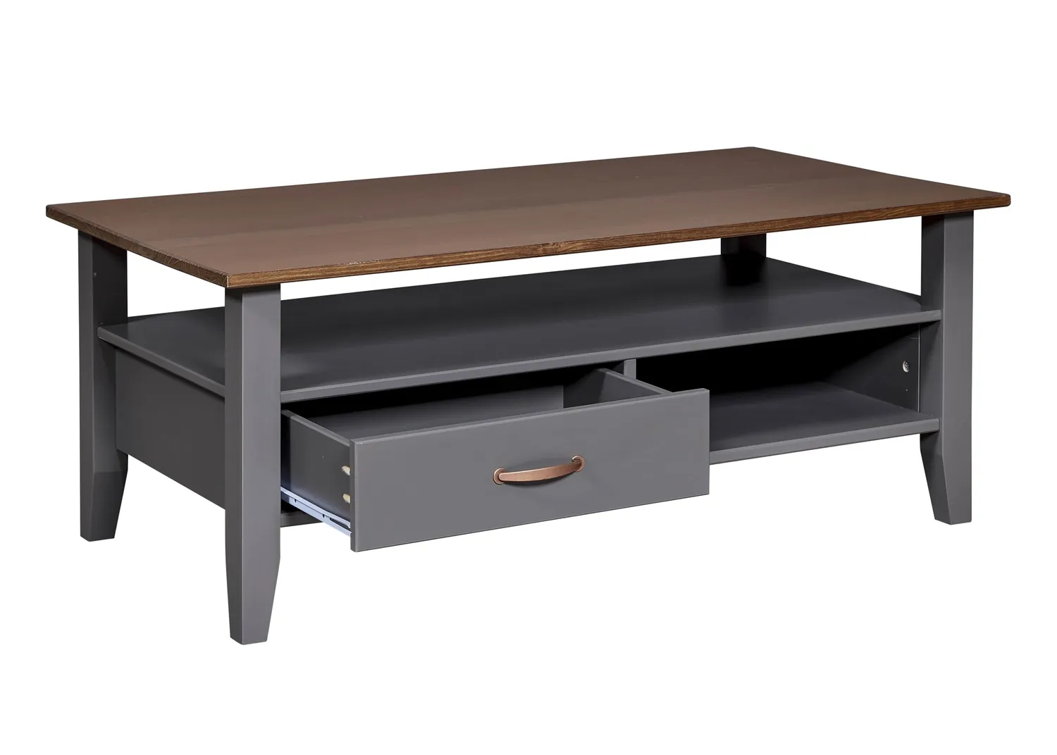 Inter Link Luzerna Couchtisch Artisan Eiche Optik Anthrazit