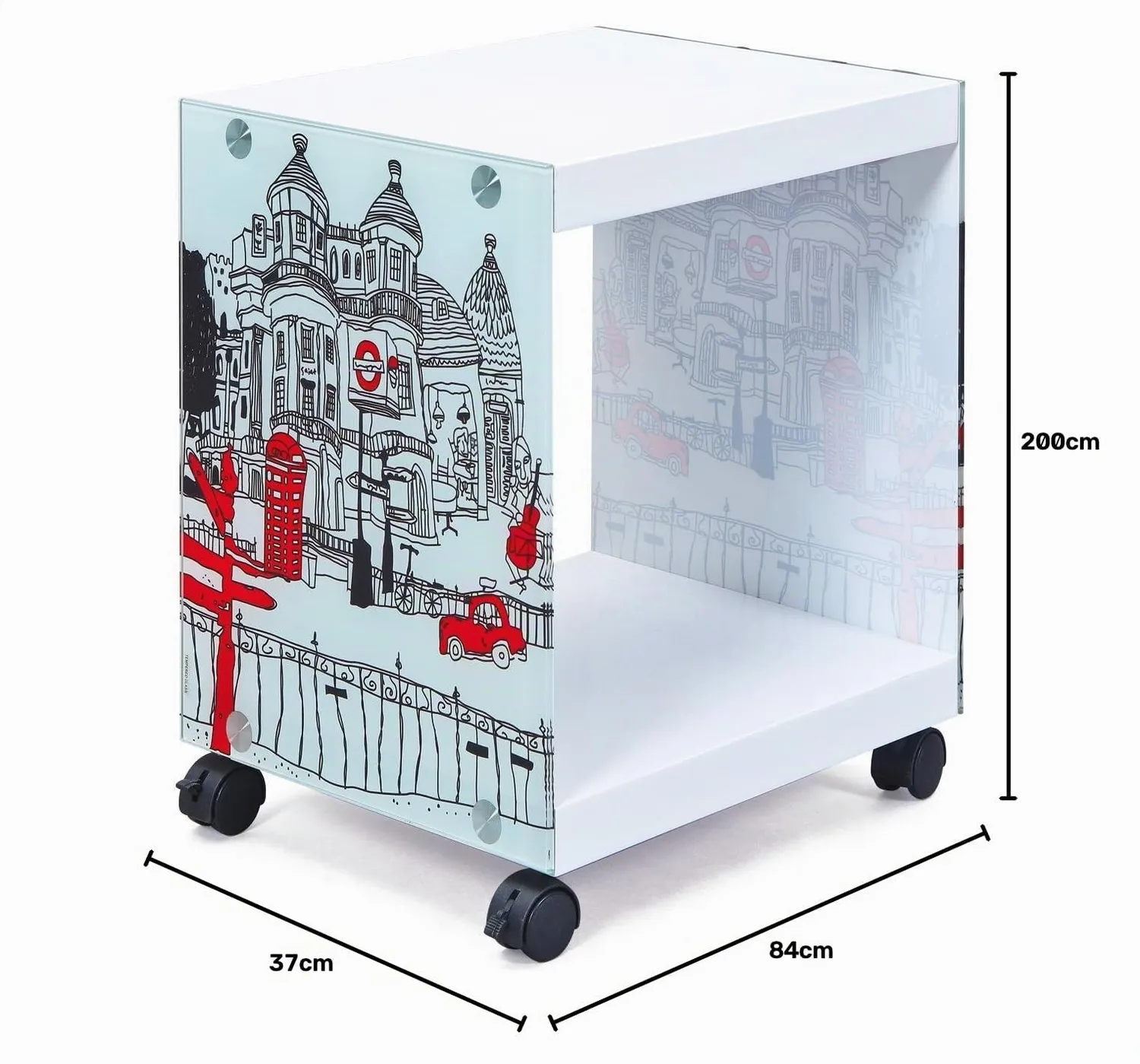 Inter Link London Cube Beistelltisch Wuerfel