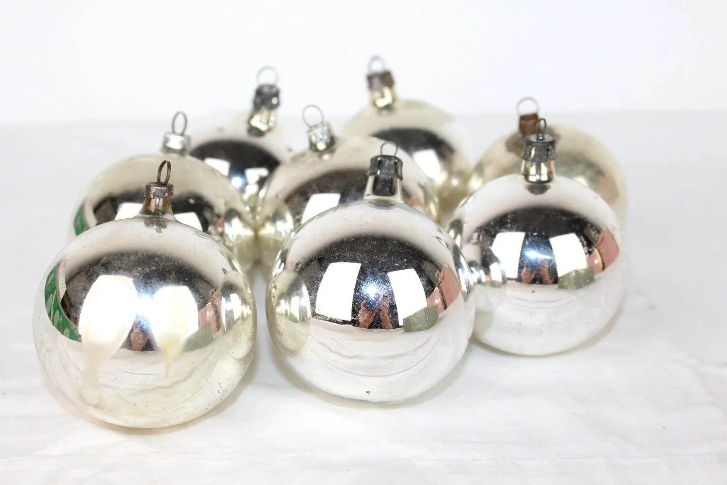 Mon Ami(e) Vintage Weihnachtsbaumkugeln Glas antik