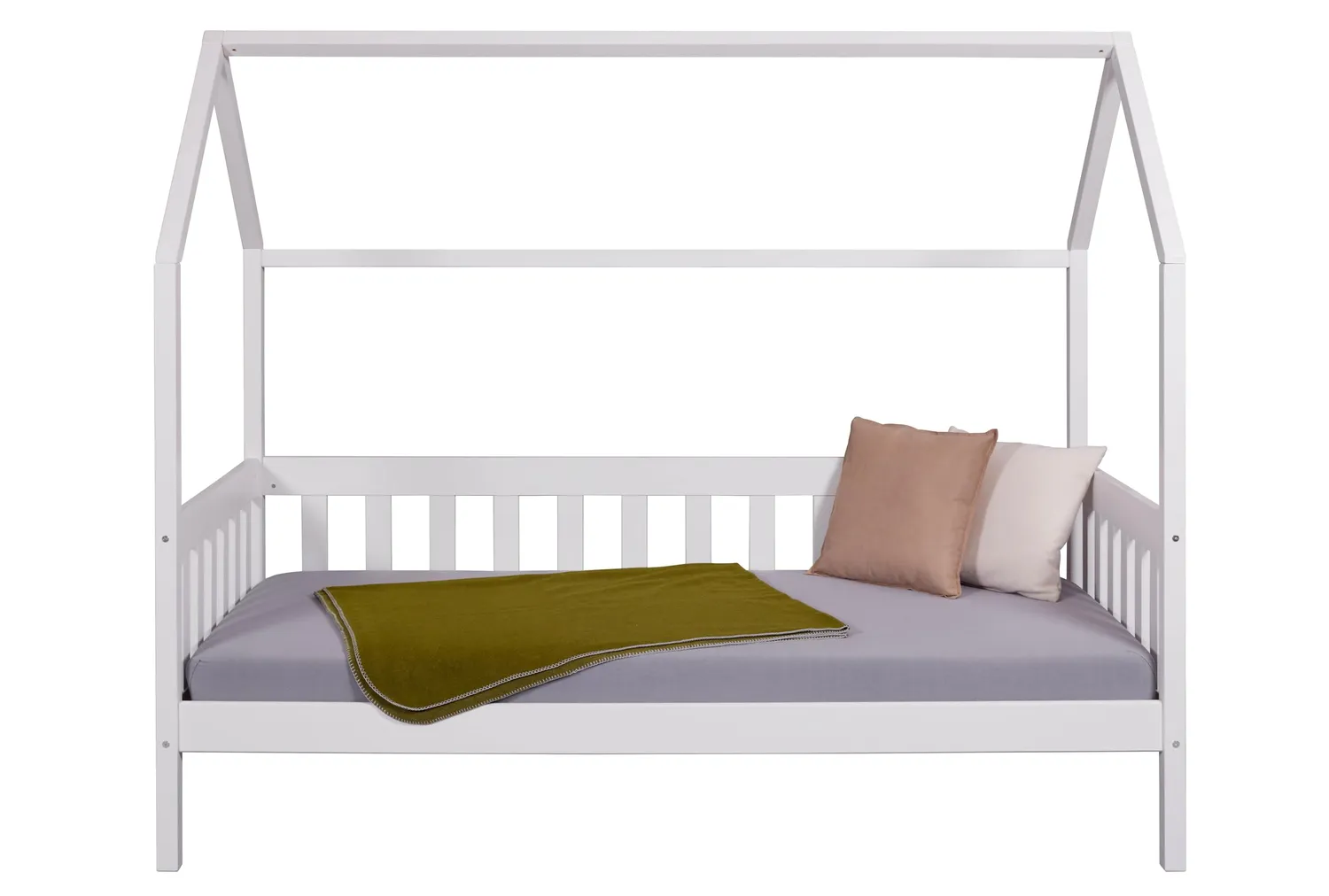 Inter Link Funky Hausbett 90x200 cm weiß Kiefer massiv
