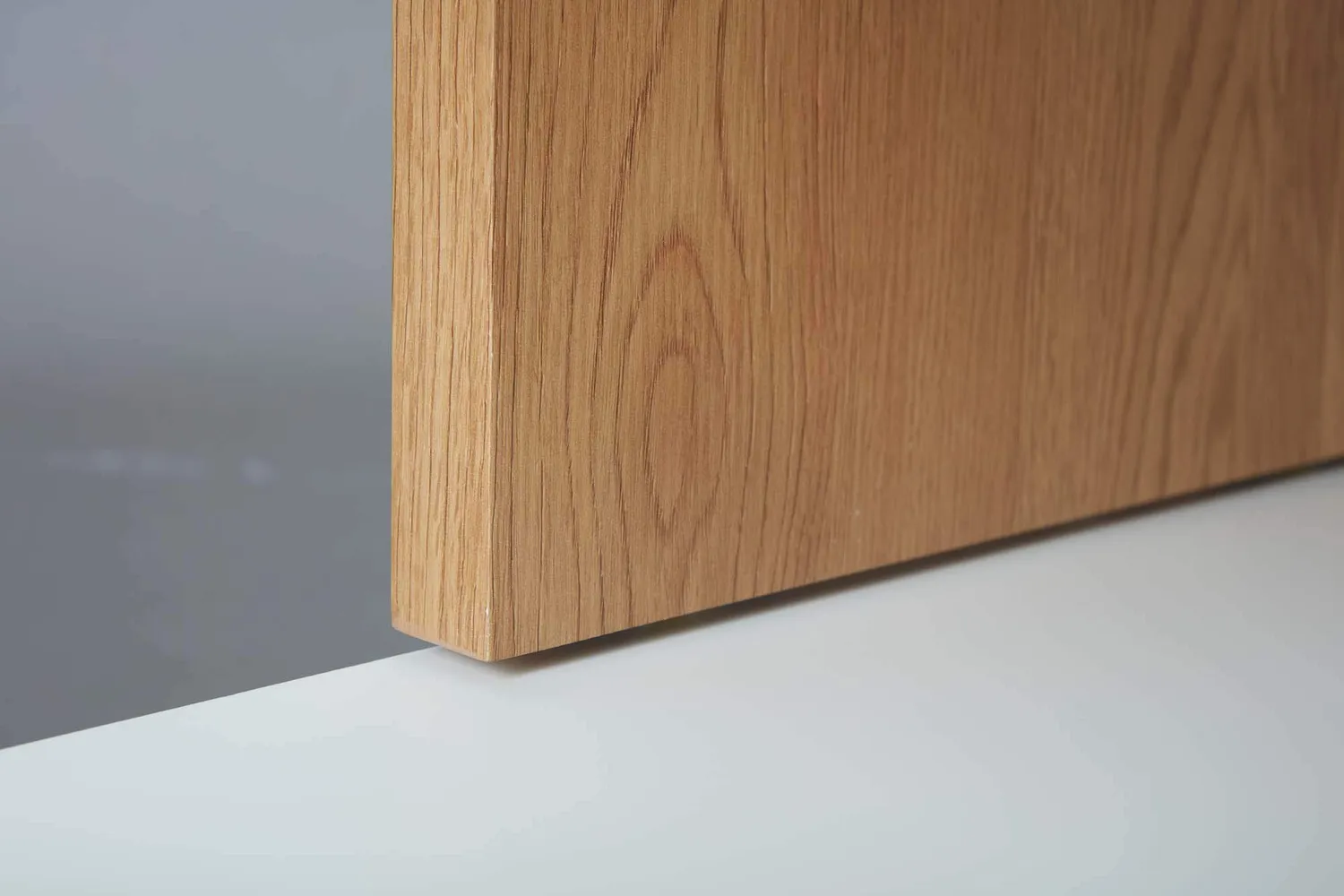 Inter Link Joliet Couchtisch weiß Wildeiche Rollen MDF
