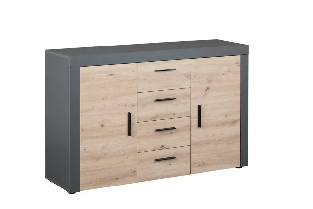 Inter Link Corbeto 2T4SB Kommode 4 Schubladen