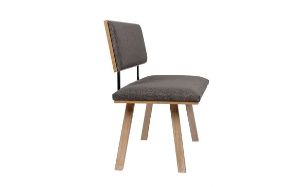 Kundler Home Die Klassische Sitzbank 125 cm Grau mit Lehne