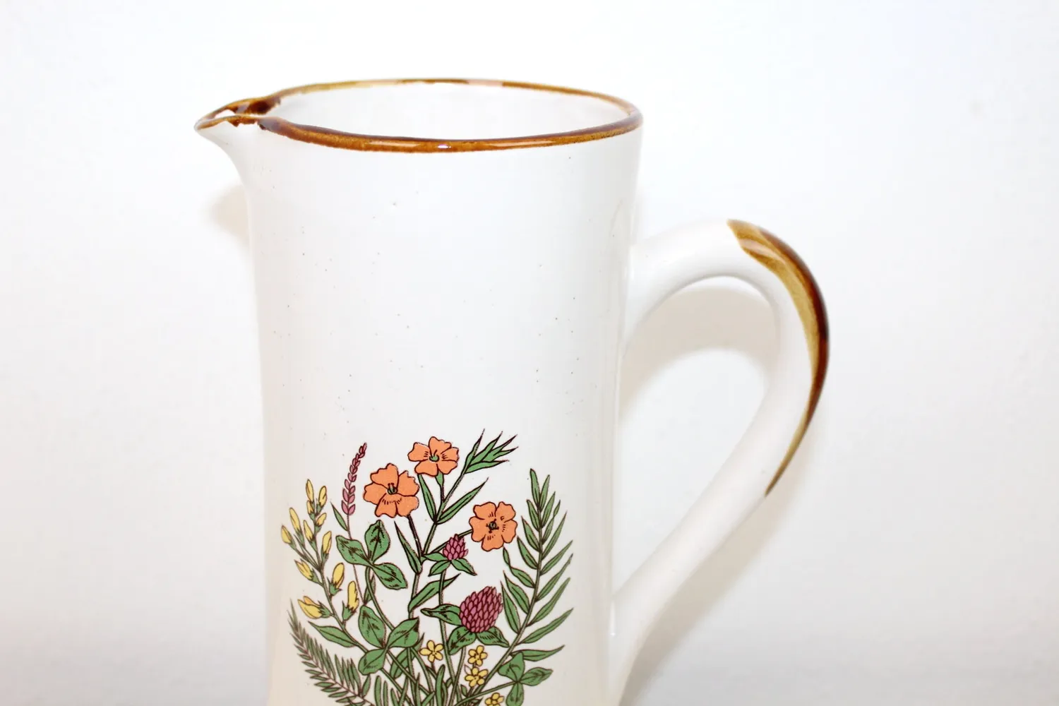 Mon Ami(e) Vintage Kanne Keramik Feldblumen schlank