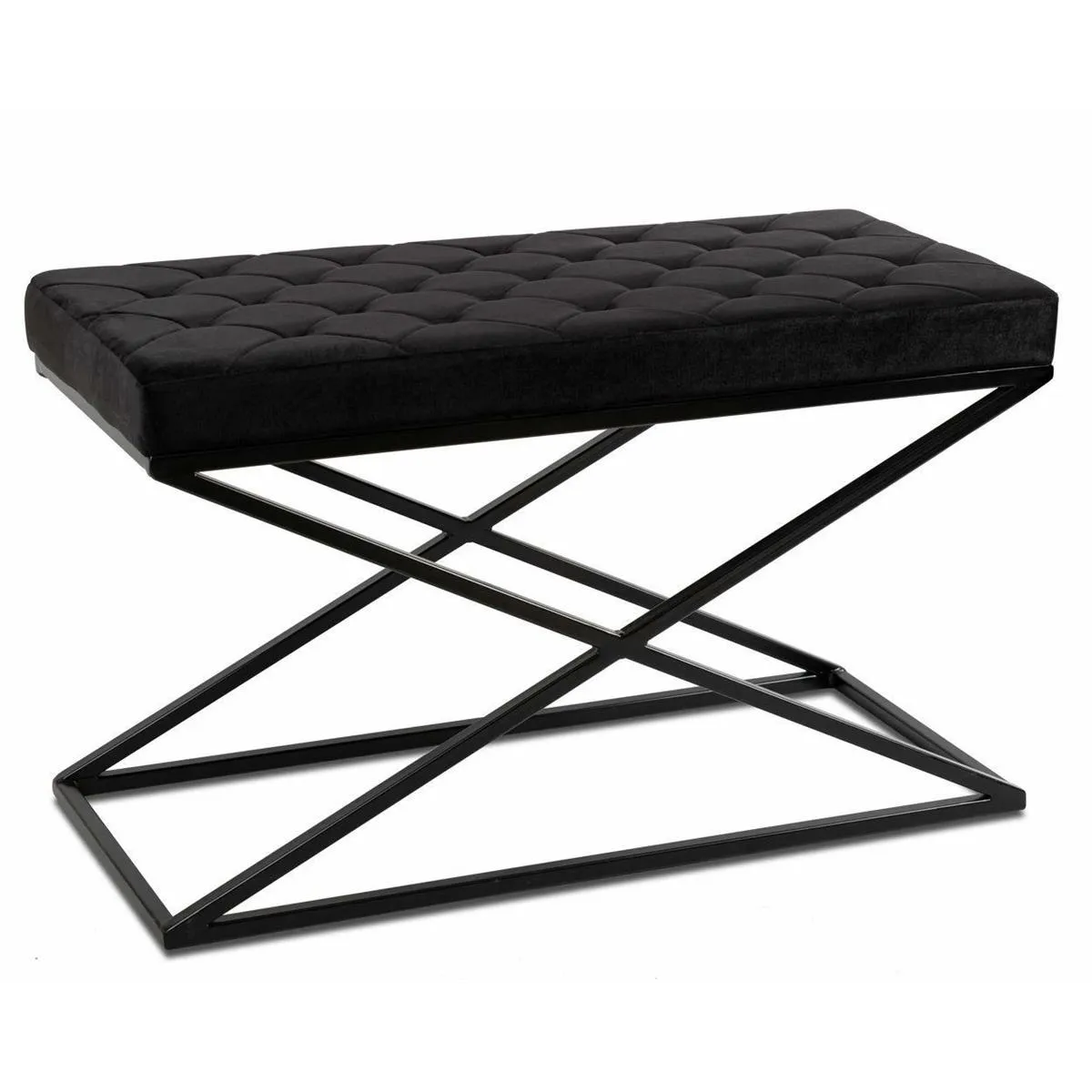 HOWHOMELY DESK Hocker Metall gesteppt