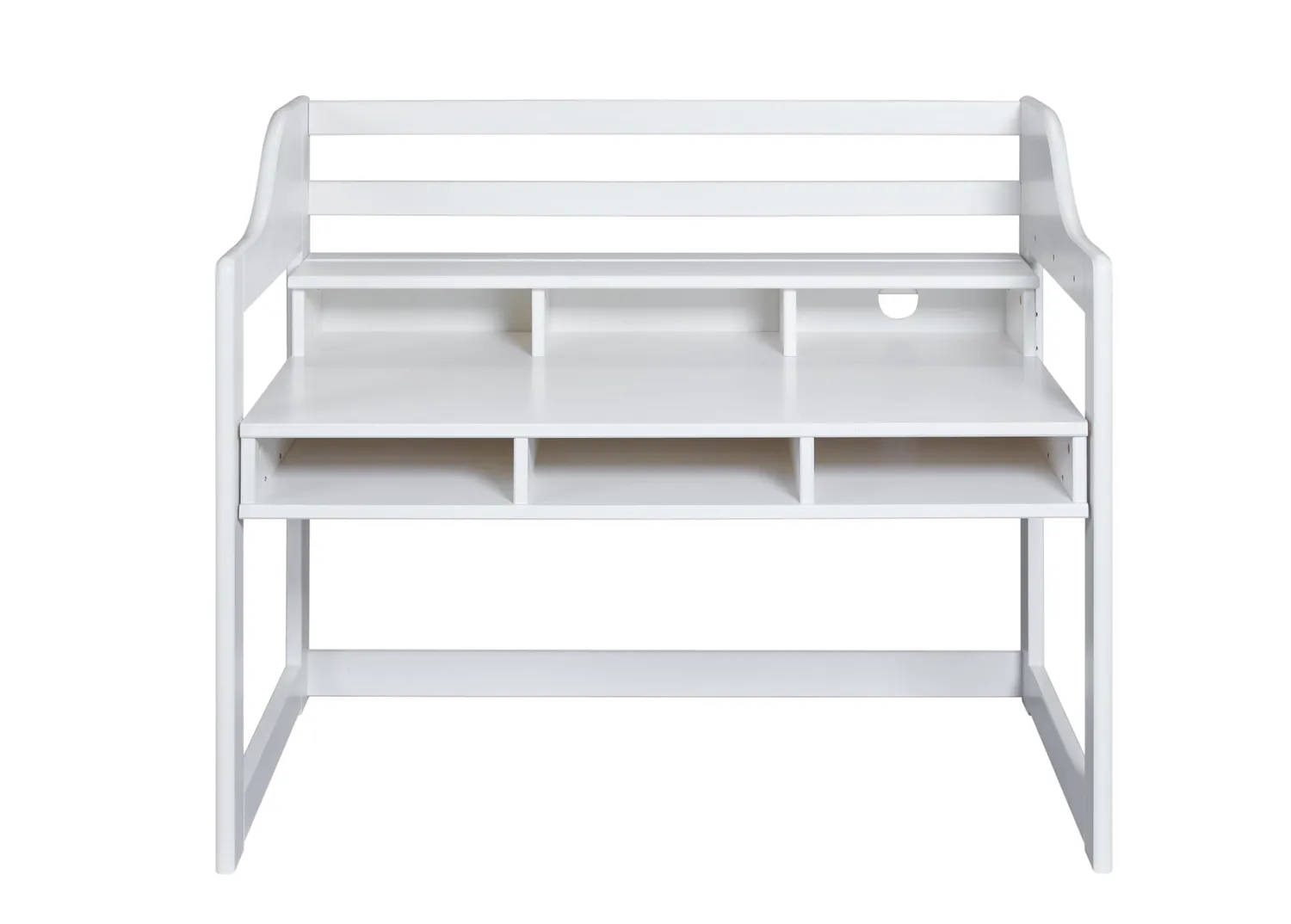 Inter Link Kids Learning Kinderschreibtisch weiß 111,8 cm Massivholz
