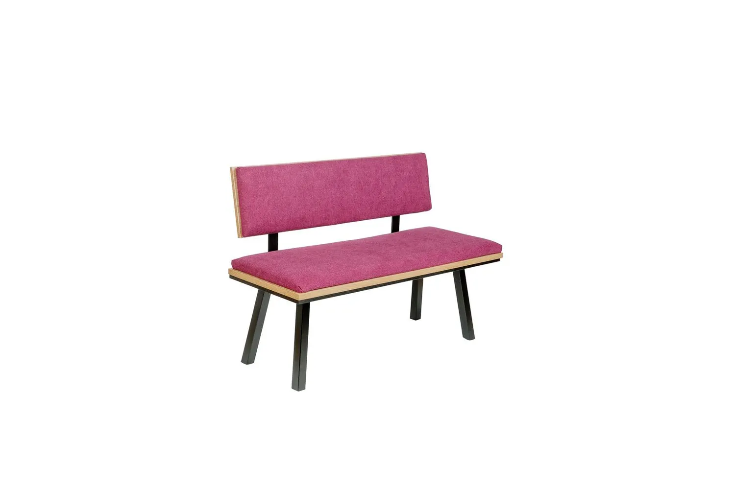 Kundler Home Die Elegante Sitzbank 125cm mit Lehne