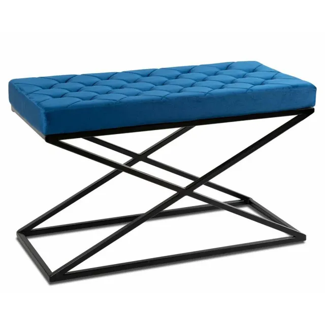 HOWHOMELY DESK Hocker Metall gesteppt