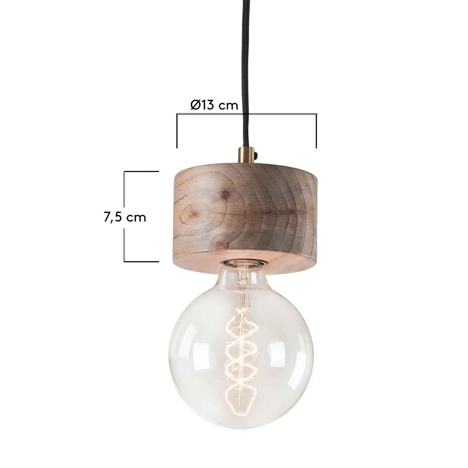 Kave Home Allie Pendelleuchte Mango E27 natur