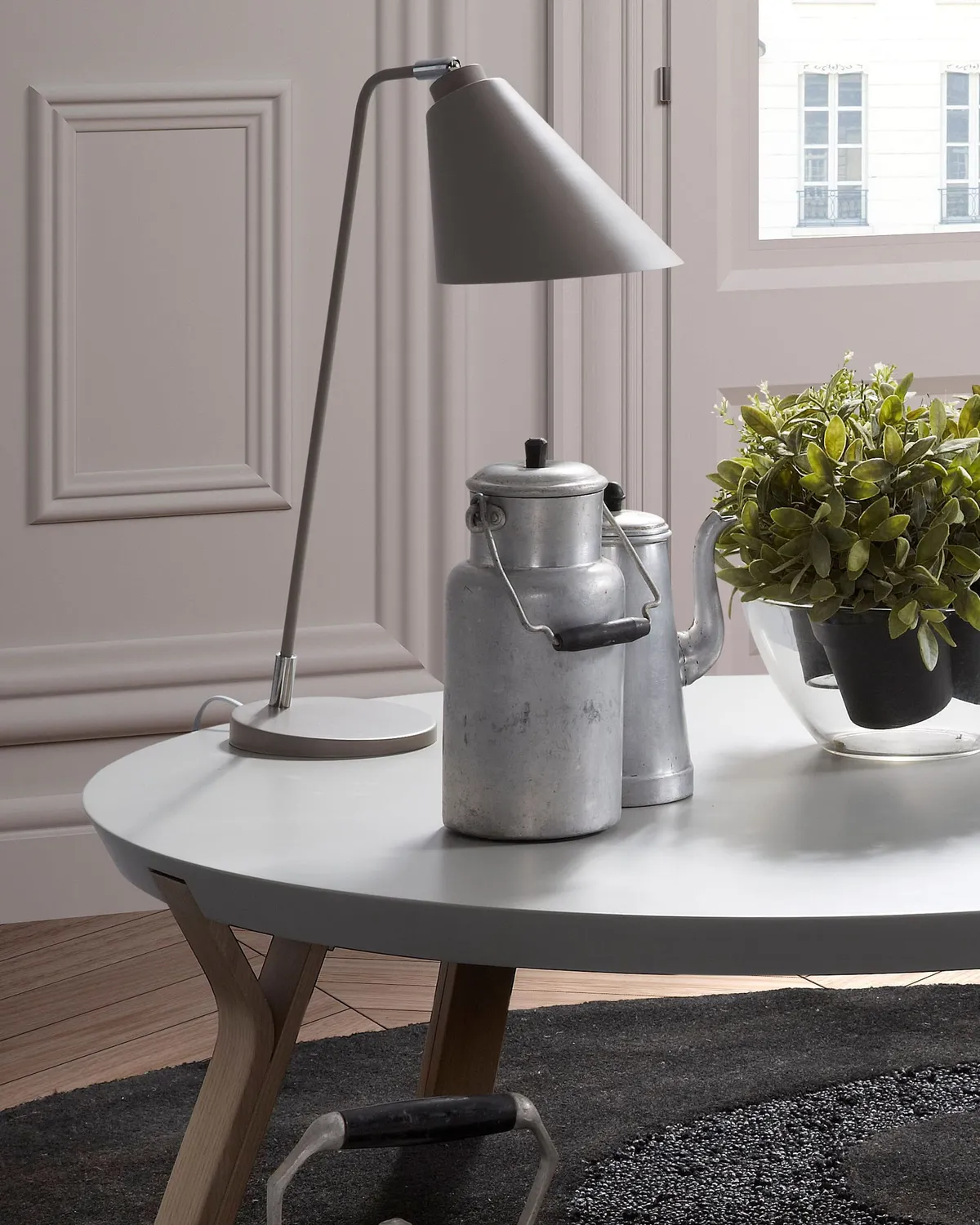 Kave Home Tipir Tischleuchte Stahl E14 verstellbar