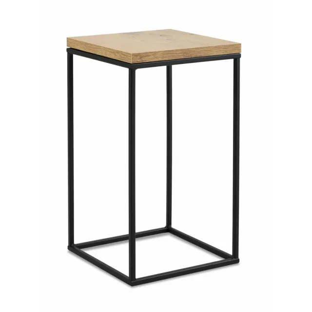 HOWHOMELY BasicLoft Blumentisch Eiche
