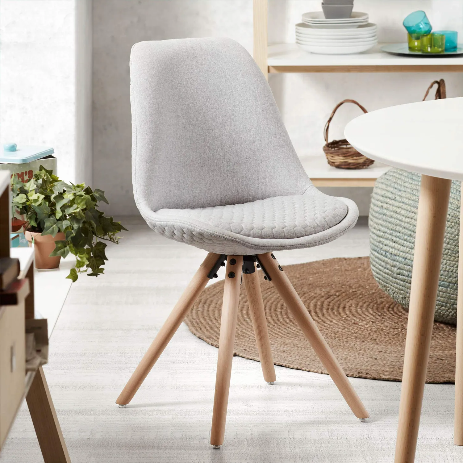 Kave Home Doc Teppich aus Jute